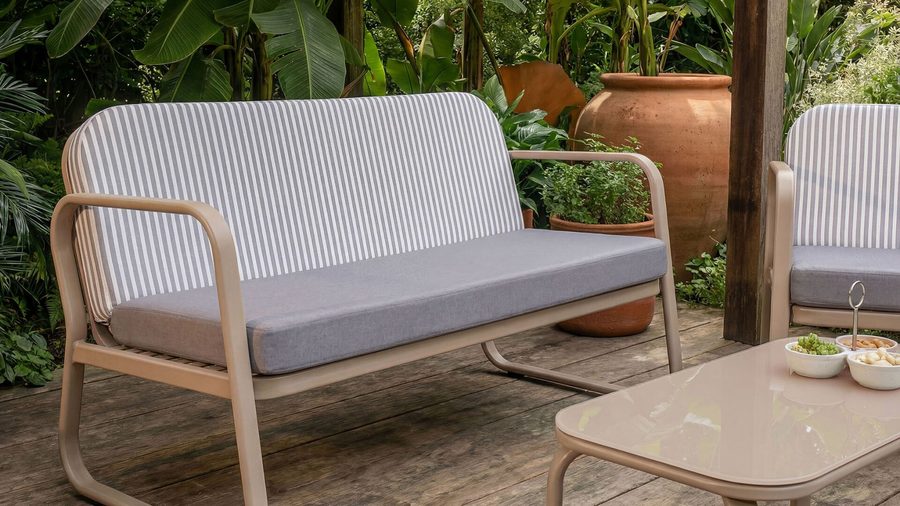 Kaldis Gartenmöbel-Set - Grau