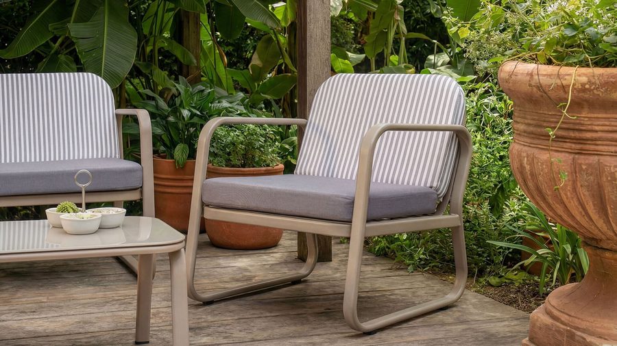 Kaldis Gartenmöbel-Set - Grau