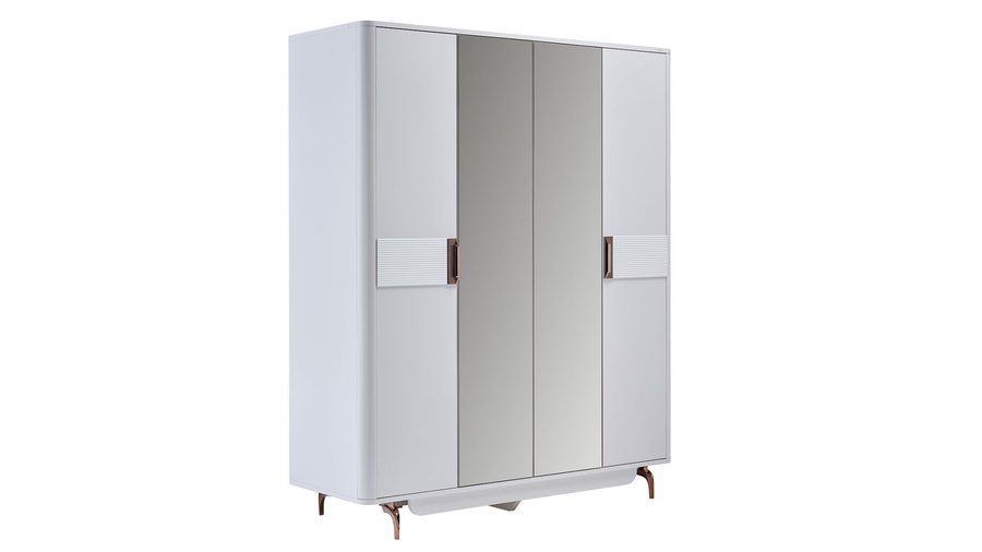 Larissa 4-türiger Kleiderschrank