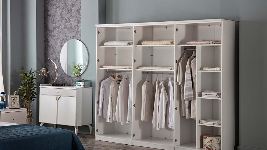 Leny 6-türiger Kleiderschrank