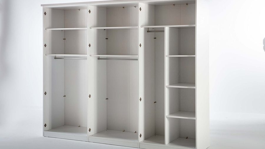 Leny 6-türiger Kleiderschrank