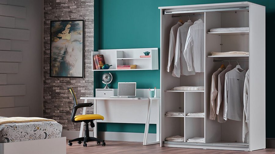 Leny Jugendzimmer Schwebetürenschrank