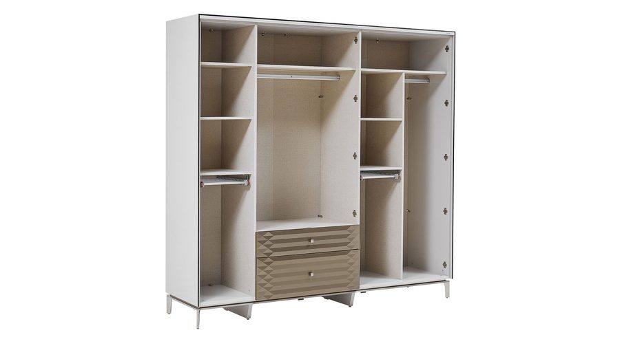 Loria 5-türiger Kleiderschrank