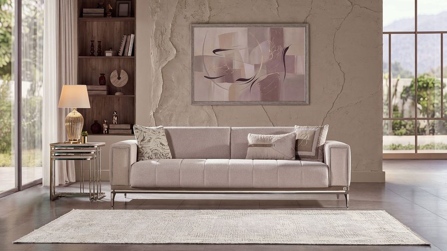 Loria 3-Sitzer Sofa - Beige