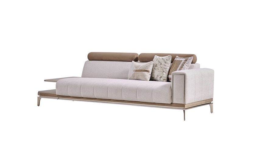 Loria 3-Sitzer rechts Sofa - Beige
