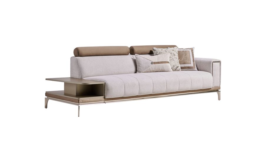 Loria 3-Sitzer rechts Sofa - Beige
