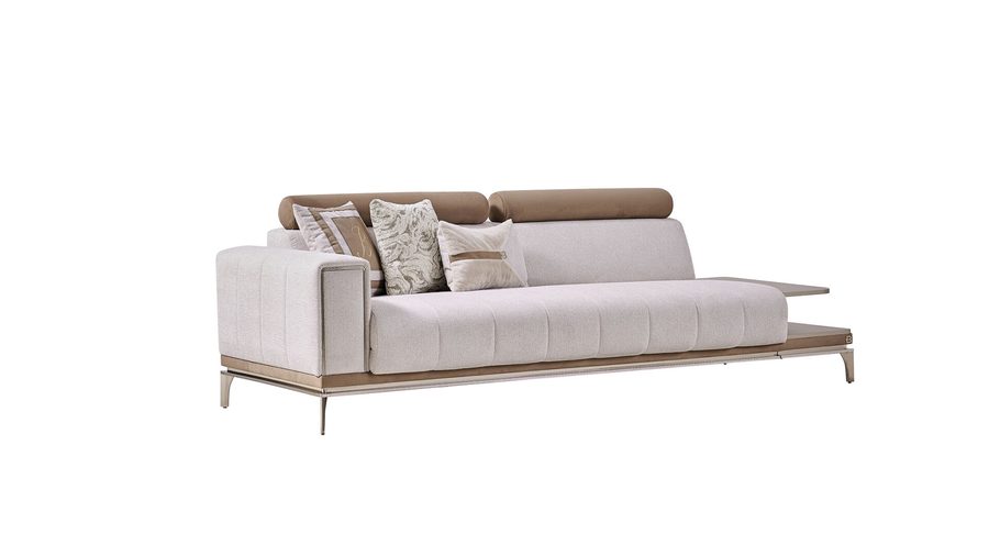 Loria 3-Sitzer links Sofa - Beige