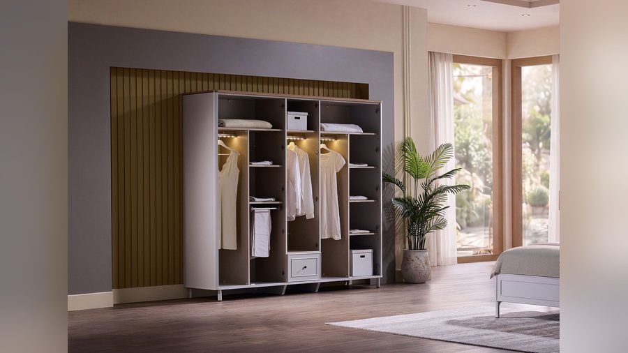 Marcelo 5-türiger Kleiderschrank