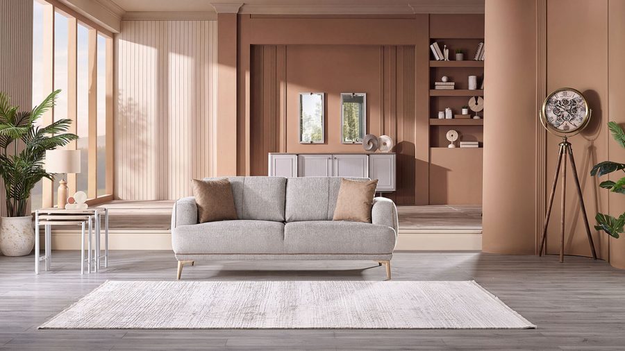 Marcelo 2-Sitzer Sofa - Grau