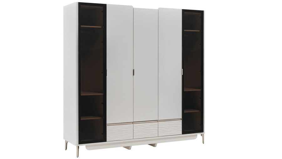 Marietta 5-türiger Kleiderschrank Cam -türig