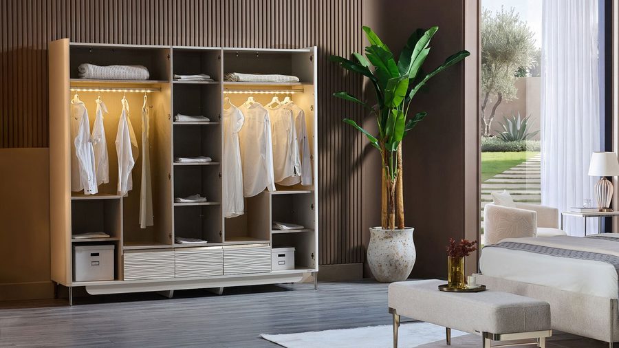 Marietta 5-türiger Kleiderschrank