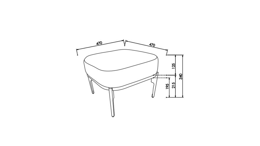 Marietta Hocker quadratisch Couchtisch
