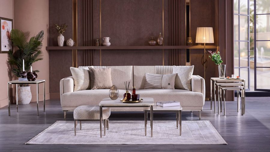 Marietta 3-Sitzer Sofa - Beige