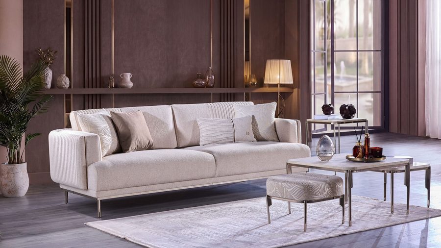 Marietta 3-Sitzer Sofa - Beige