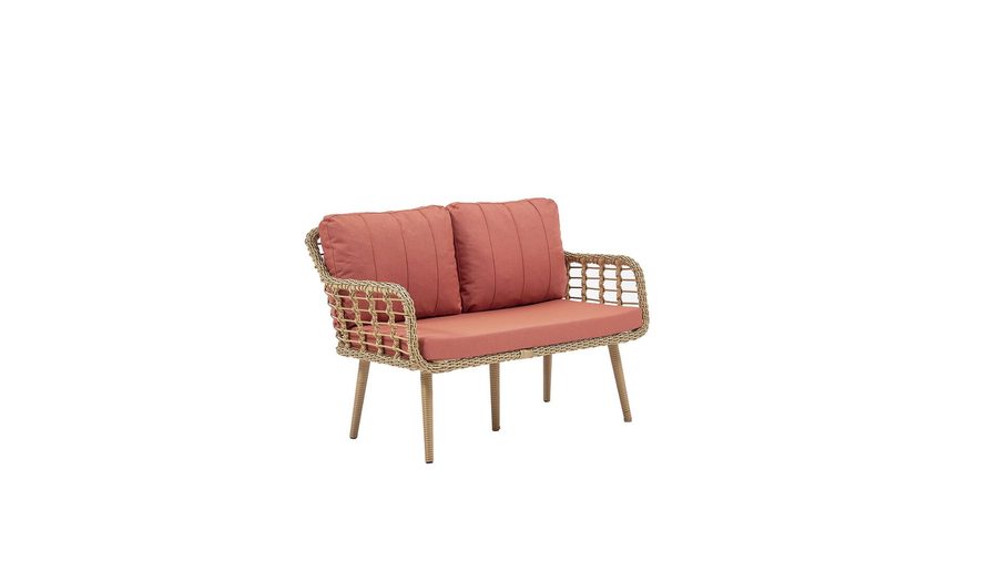 Martin 2-Sitzer Sofa - Ziegelrot