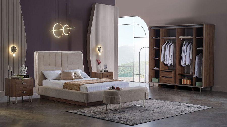 Mirante Schiebetür -türig Schlafzimmer-Set