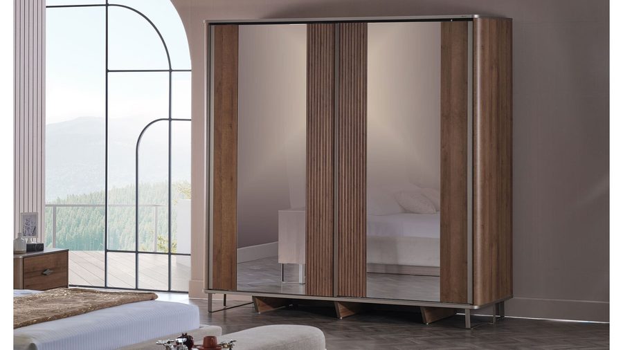Mirante Schiebetür -türig Schlafzimmer-Set