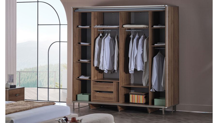 Mirante Schiebetür -türig Schlafzimmer-Set