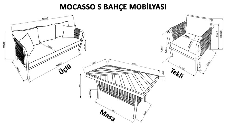 Mocasso S Garten Möbel