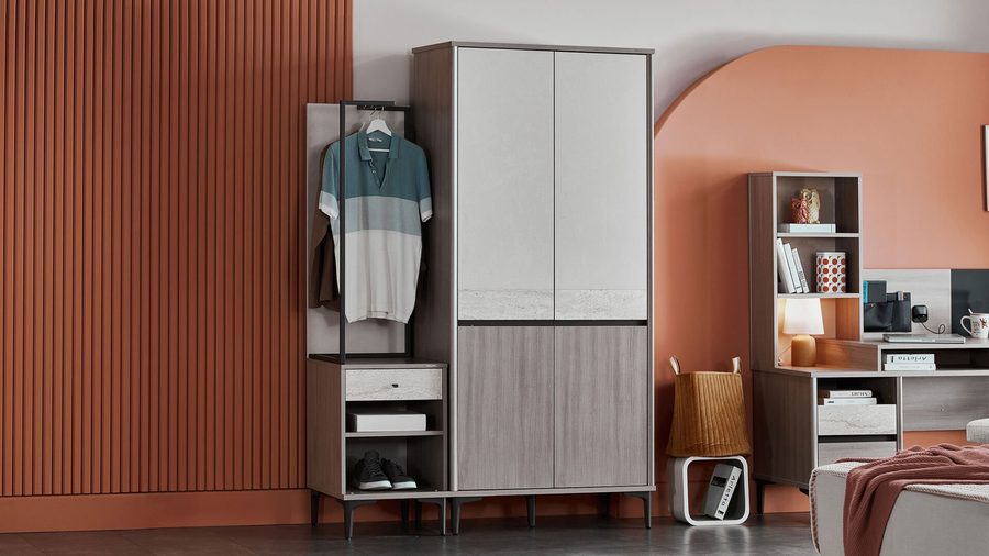 Mona 2-türiger Kleiderschrank