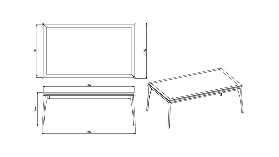 Montego Couchtisch