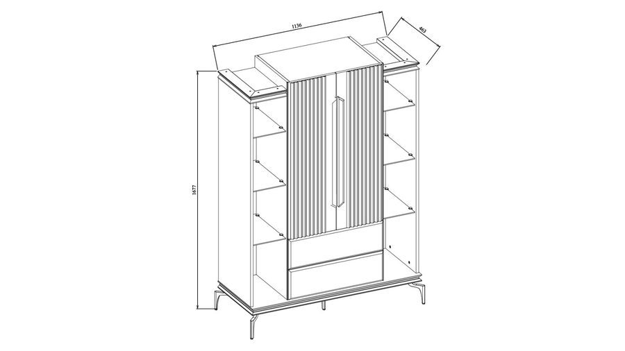 Montego Vitrine