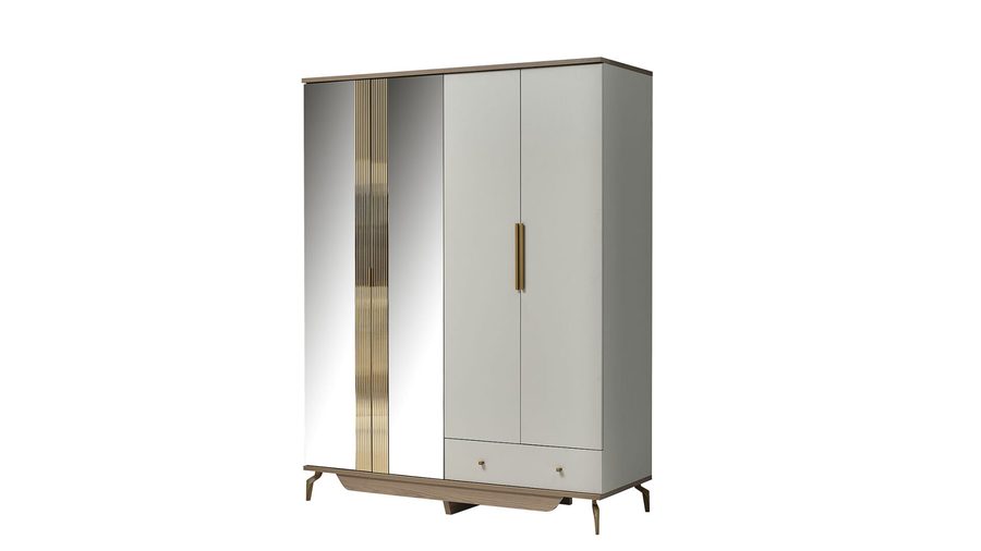 Montella 4-türiger Kleiderschrank