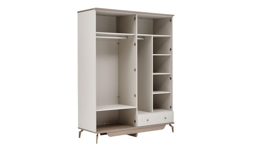 Montella 4-türiger Kleiderschrank