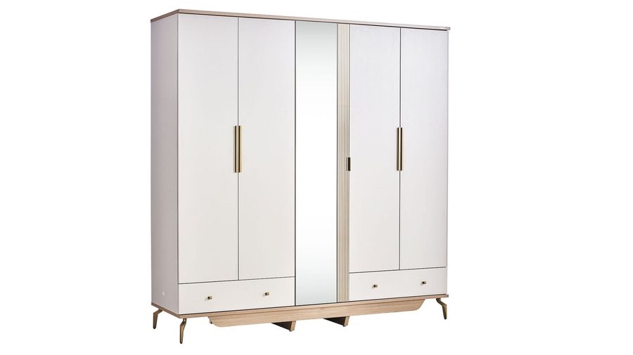 Montella 5-türiger Kleiderschrank