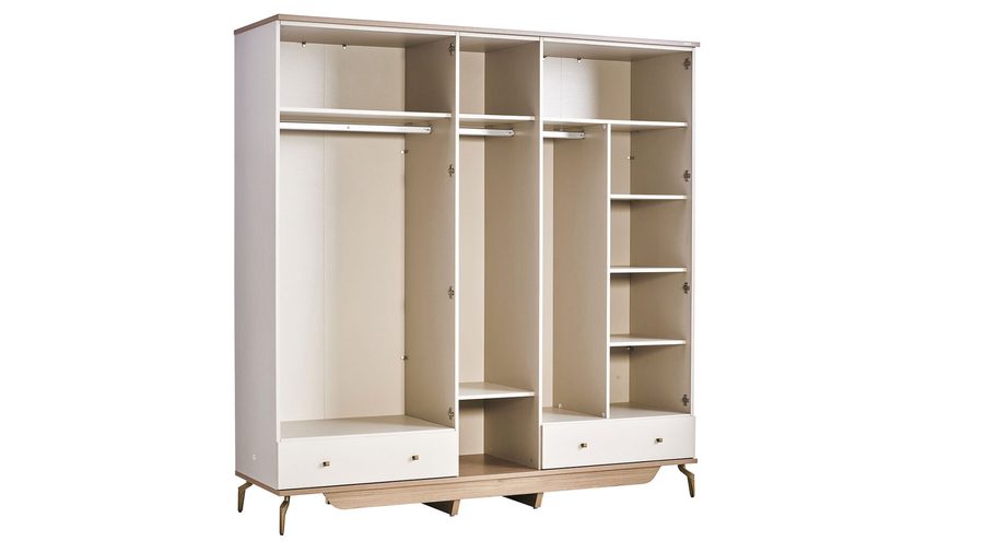 Montella 5-türiger Kleiderschrank