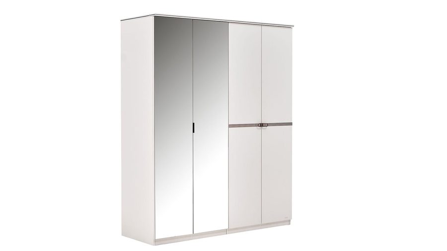 Nadia 4-türiger Kleiderschrank