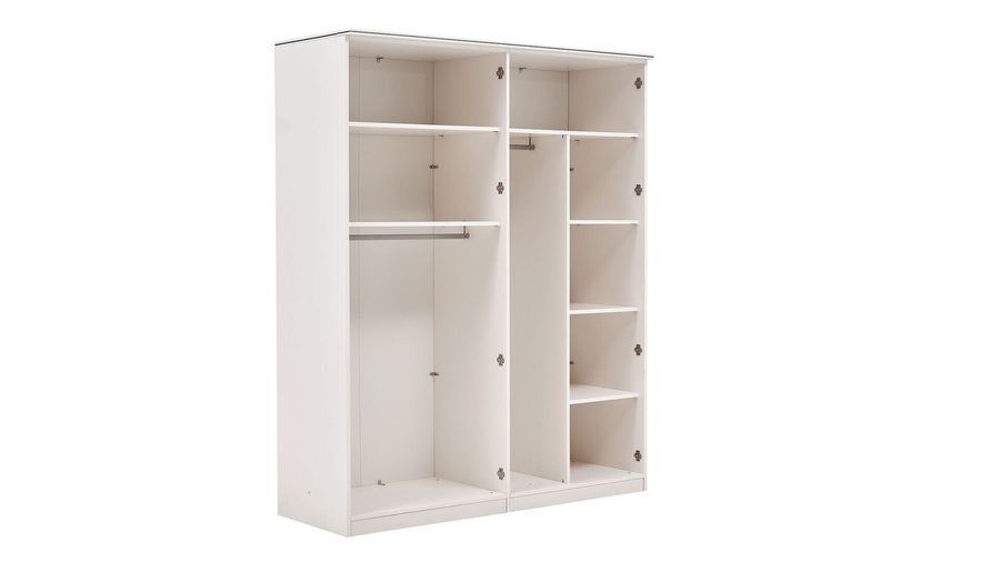 Nadia 4-türiger Kleiderschrank
