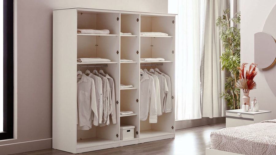 Nadia 5-türiger Kleiderschrank
