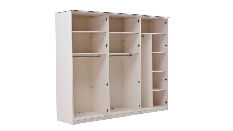 Nadia 6-türiger Kleiderschrank