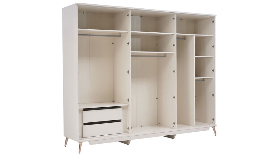 Napoli 6-türiger Kleiderschrank