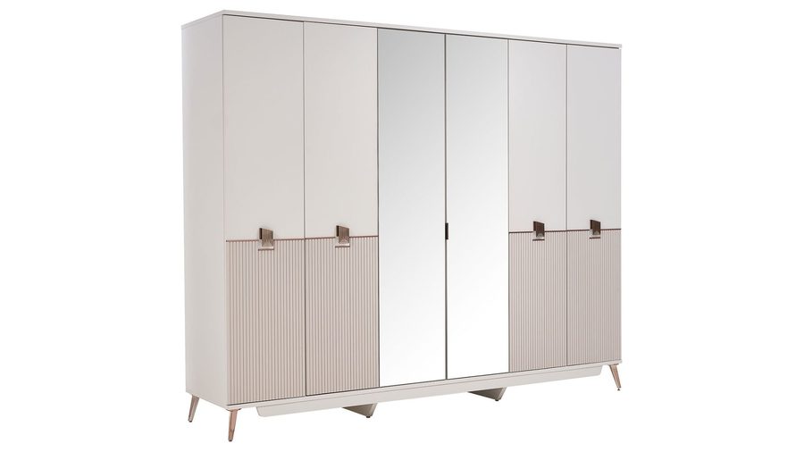Napoli 6-türiger Kleiderschrank