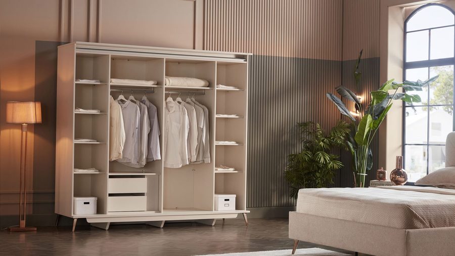 Napoli Schwebetürenschrank