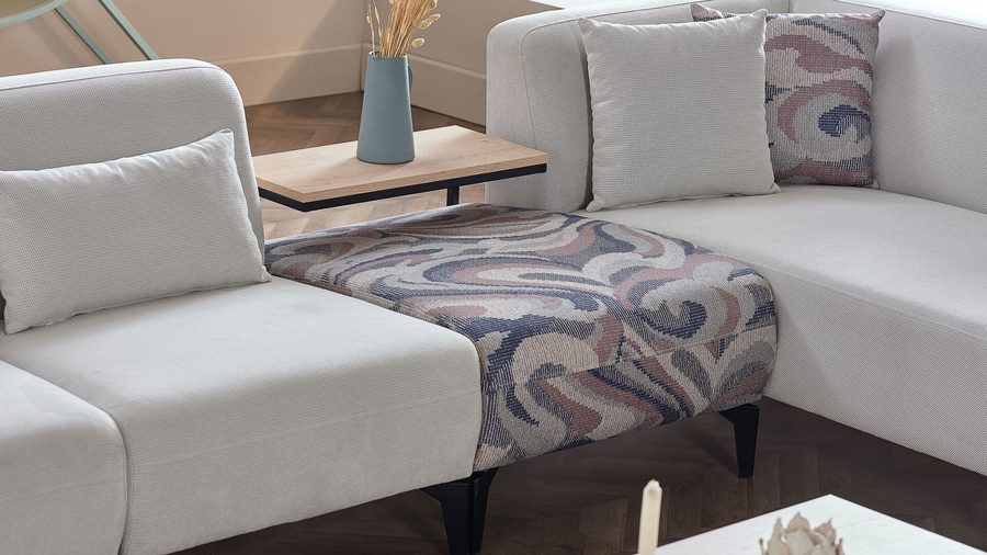 Orleon Ecksofa - Grau