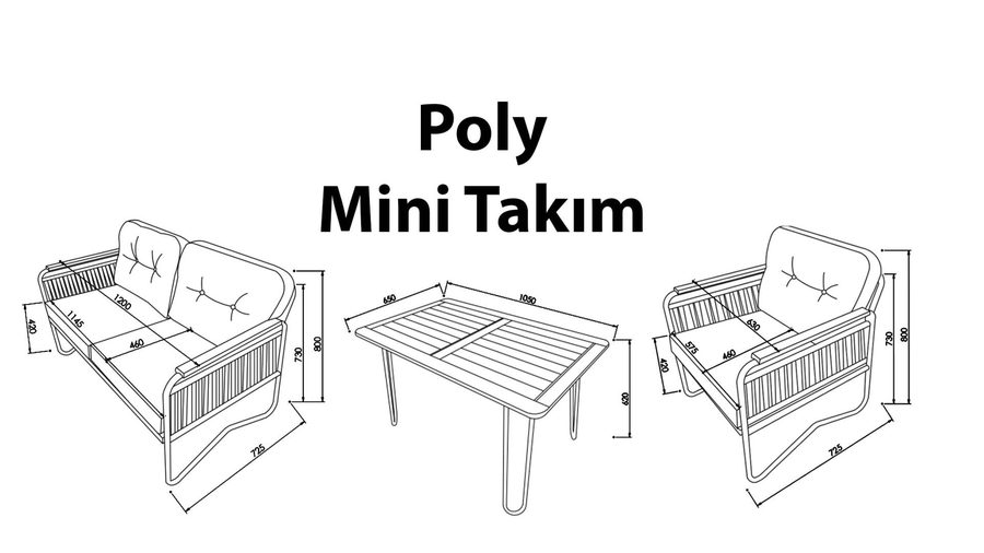 Poly Mini Garten Set