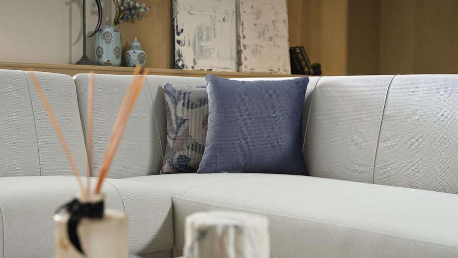 Porto Ecksofa - Grau