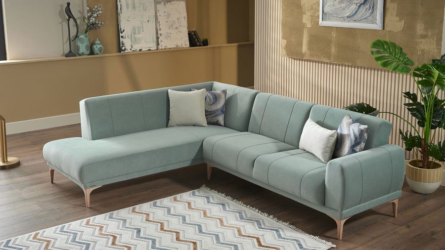 Porto Ecksofa - Grün