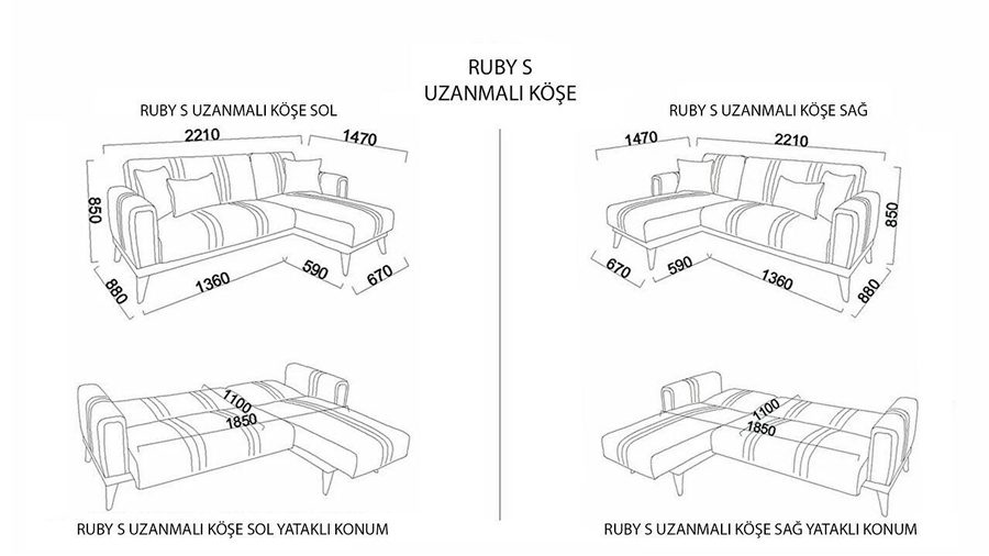 Ruby S Ecksofa