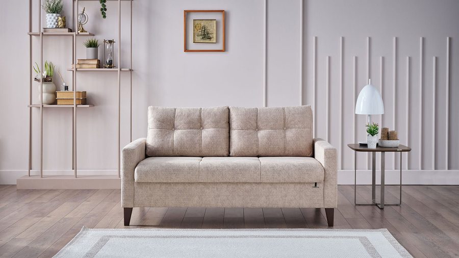 Sandro Family 2-Sitzer Schlafsofa - Taupe