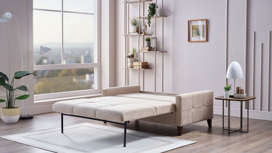 Sandro Family 2-Sitzer Schlafsofa - Taupe