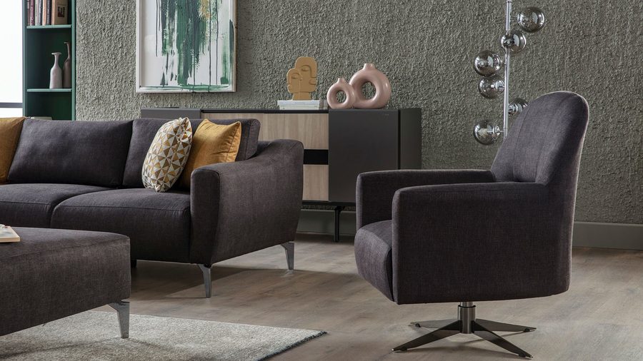 Sanvela Wohnlandschaft Modular - Anthrazit