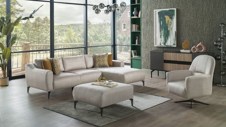 Sanvela Wohnlandschaft Modular - Creme