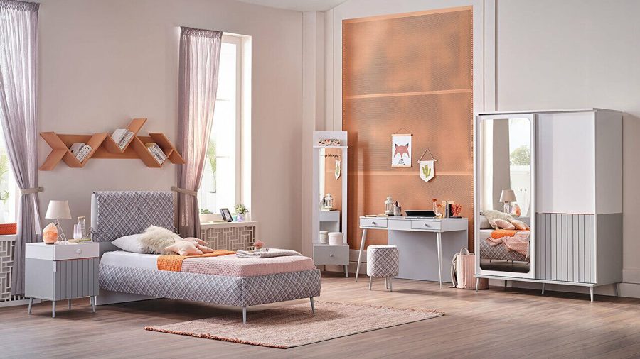 Selina Jugendzimmer Schwebetürenschrank
