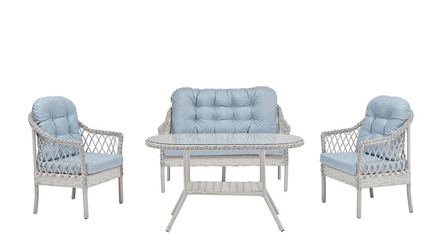 Setra Mini Garten Set - hell Blau