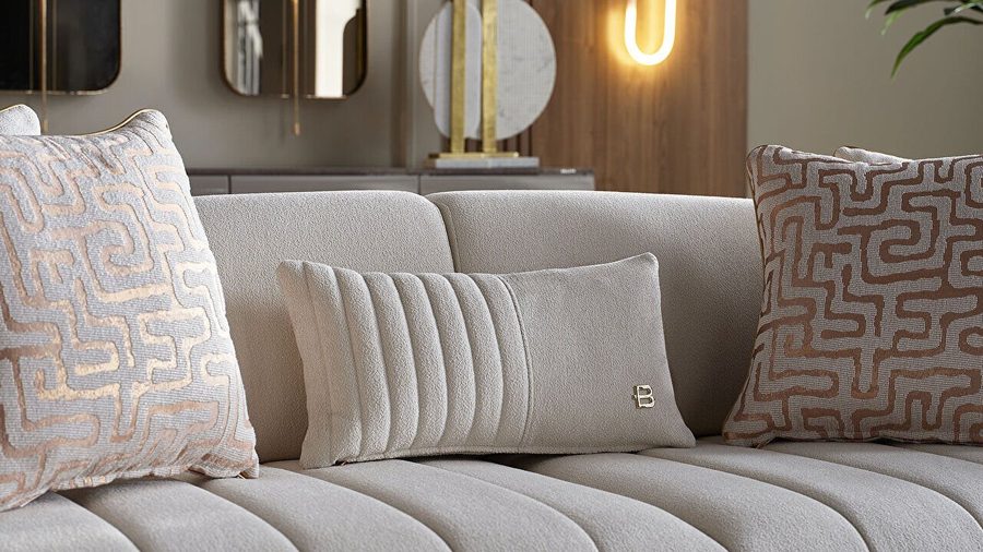 Veronica 3-Sitzer Sofa - Creme