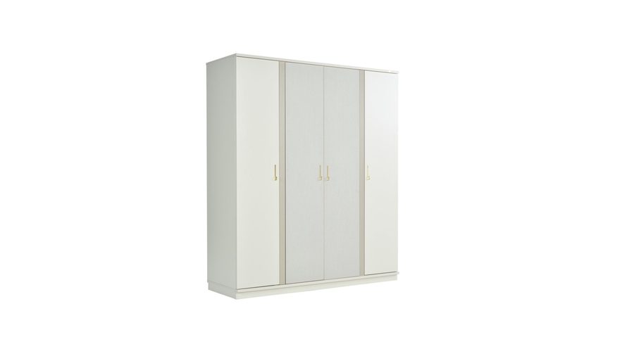 Alya 4-türiger Kleiderschrank
